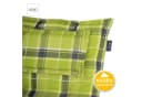 LILENO HOME Liegenauflage Karo Grün für Garten- & Sonnenliegen Bild 4