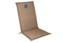 LILENO HOME Hochlehnerauflage Gartenstuhl Taupe mit Kopfkissen Bild 2
