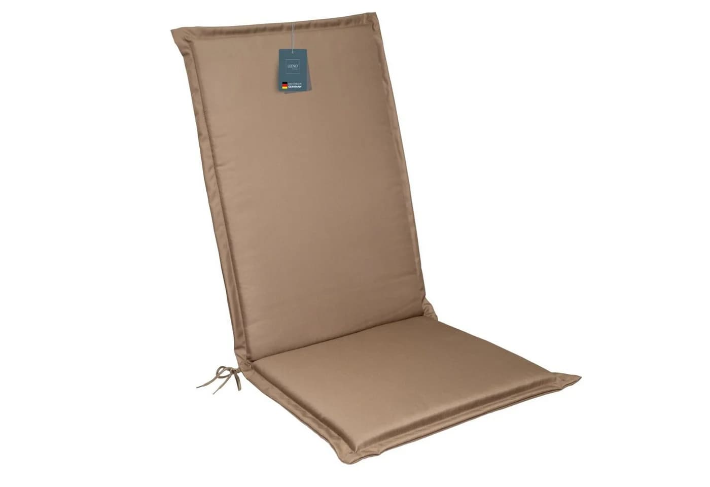 LILENO HOME Hochlehnerauflage Gartenstuhl Taupe mit Kopfkissen - Bild 2