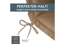 LILENO HOME Hochlehnerauflage Gartenstuhl Taupe mit Kopfkissen Bild 5