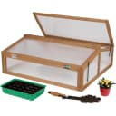 needs&wants Frühbeet Aufsatz Holz Bausatz mit Polycarbonat Abdeckung Bild 1