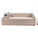 WONDERMAKE Hochbeet-Umrandung XL Weiß Grau Anthrazit Holz Bild 1