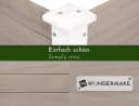 WONDERMAKE Hochbeet-Umrandung XL Weiß Grau Anthrazit Holz Bild 5