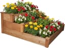 needs&wants® Hochbeet Stufenbeet groß braun aus Holz Bild 2
