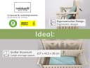 needs&wants® Gartenbank Holz wetterfest mit Stauraum, Truhenbank Holzbank Sitzbank Truhe braun Bild 3