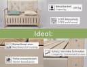 needs&wants® Gartenbank Holz wetterfest mit Stauraum, Truhenbank Holzbank Sitzbank Truhe braun Bild 5