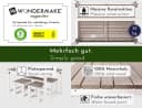 WONDERMAKE Sitzgruppe 4-tlg. Weiß/Grau Holz mit Abdeckung Bild 4