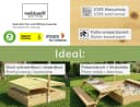 needs&wants® Sandkasten mit Picknicktisch und UV-Schutz Bild 3