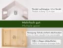 WONDERMAKE Vogelhaus XL Metall und Holz Grau-Beige Wetterfest Bild 5
