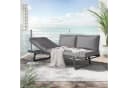 OUTLIV. Lucca Gartenloungesofa Aluminium 3-Sitzer Relaxfunktion Bild 2