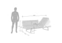 OUTLIV. Lucca Gartenloungesofa Aluminium 3-Sitzer Relaxfunktion Bild 3