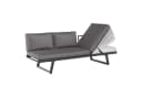 OUTLIV. Lucca Gartenloungesofa Aluminium 3-Sitzer Relaxfunktion Bild 4