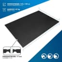 Karat Gummimatte Stallmatte Diamond Top Schwarz mit Drainagegrillen Bild 3