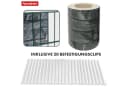 Karat PVC Sichtschutzstreifen Schiefer 19x350cm mit Clips Bild 3