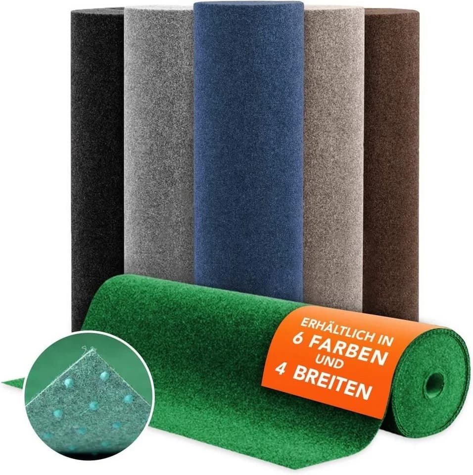 Karat Rasenteppich Brilliant Pro Schwarz - Kunstrasen 4mm - Bild 2