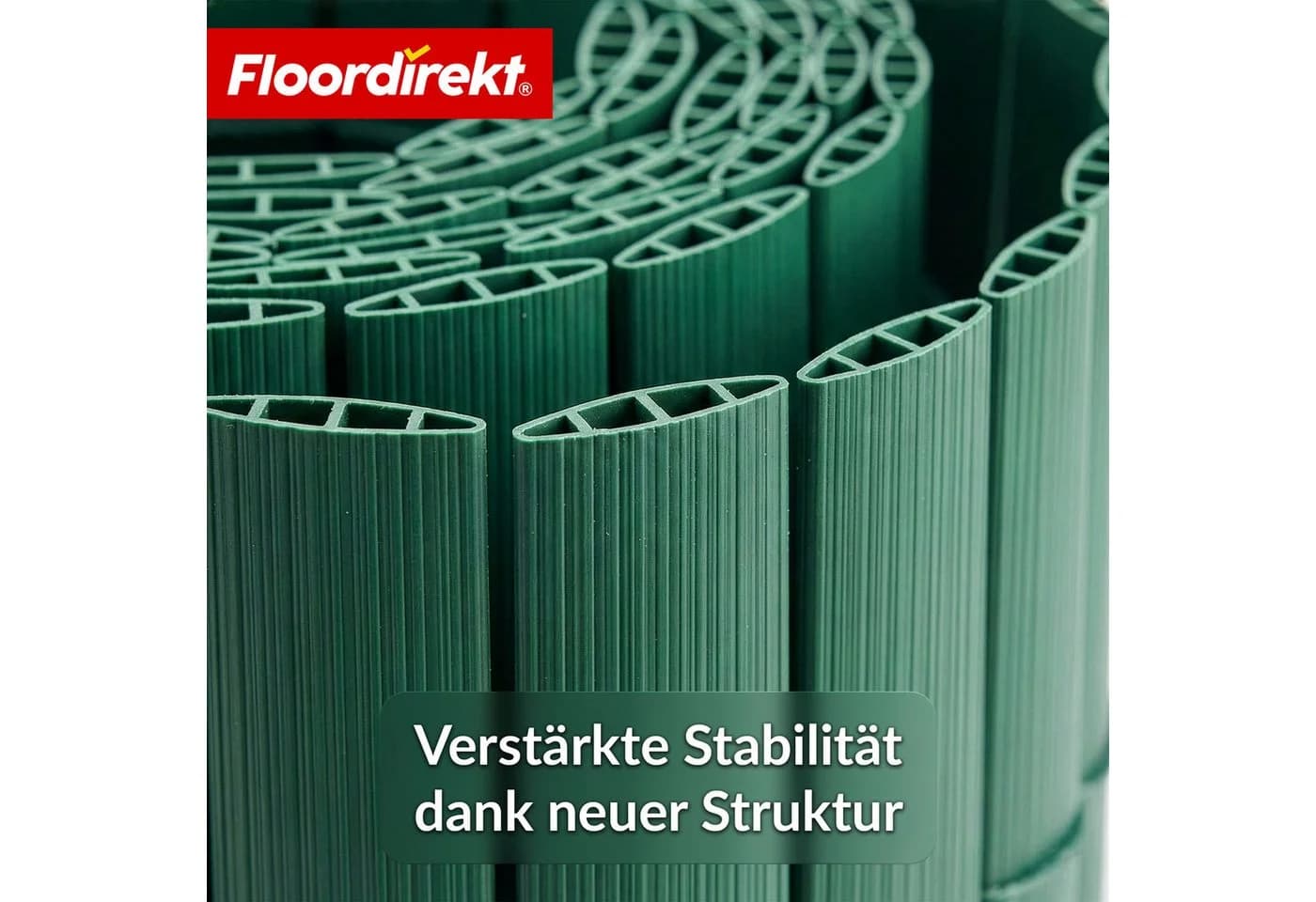 Karat Sichtschutzzaun PVC Bambus-Gelb Braun Grau Grün - Bild 3