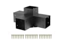 SO-TECH® Mittelverbinder Vierkant Stahl Schwarz Bild 1