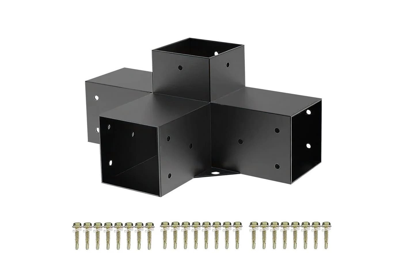 SO-TECH® Mittelverbinder Vierkant Stahl Schwarz