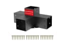 SO-TECH® Mittelverbinder Vierkant Stahl Schwarz Bild 2