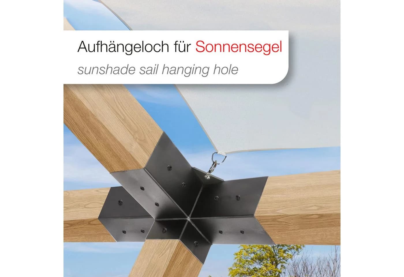 SO-TECH® Mittelverbinder Vierkant Stahl Schwarz - Bild 4