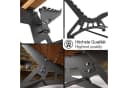 SO-TECH® Gartenliege Wellenliege Untergestell verstellbar Bild 5