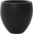 VIVANNO Blumentopf Fiberglas PLUTO Rund - Anthrazit Matt Bild 2