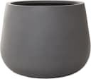 VIVANNO Blumentopf GIRAR Rund Betongrau Fiberglas Bild 2