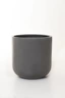 VIVANNO Blumentopf CHICO Rund Beton-Grau Fiberglas Bild 5
