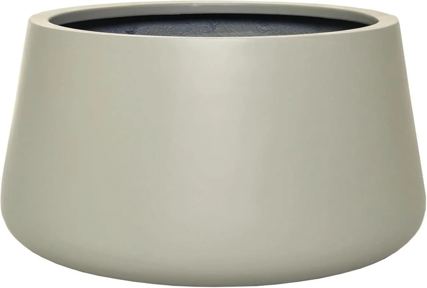 VIVANNO Blumentopf Fiberglas GORDO Creme - Bild 2