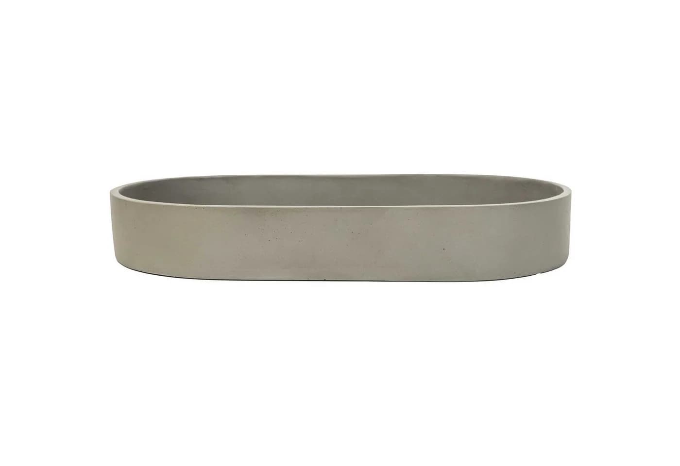VIVANNO Pflanzschale SOLENA Betongrau Fiberglas - Bild 2