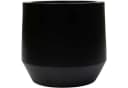 VIVANNO Blumentopf Fiberglas NEXORA Rund - Schwarz Matt Bild 2