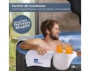 mSpa Whirlpool Comfort Set 3-teilig Weiß Nackenkissen Getränkehalter Bild 3
