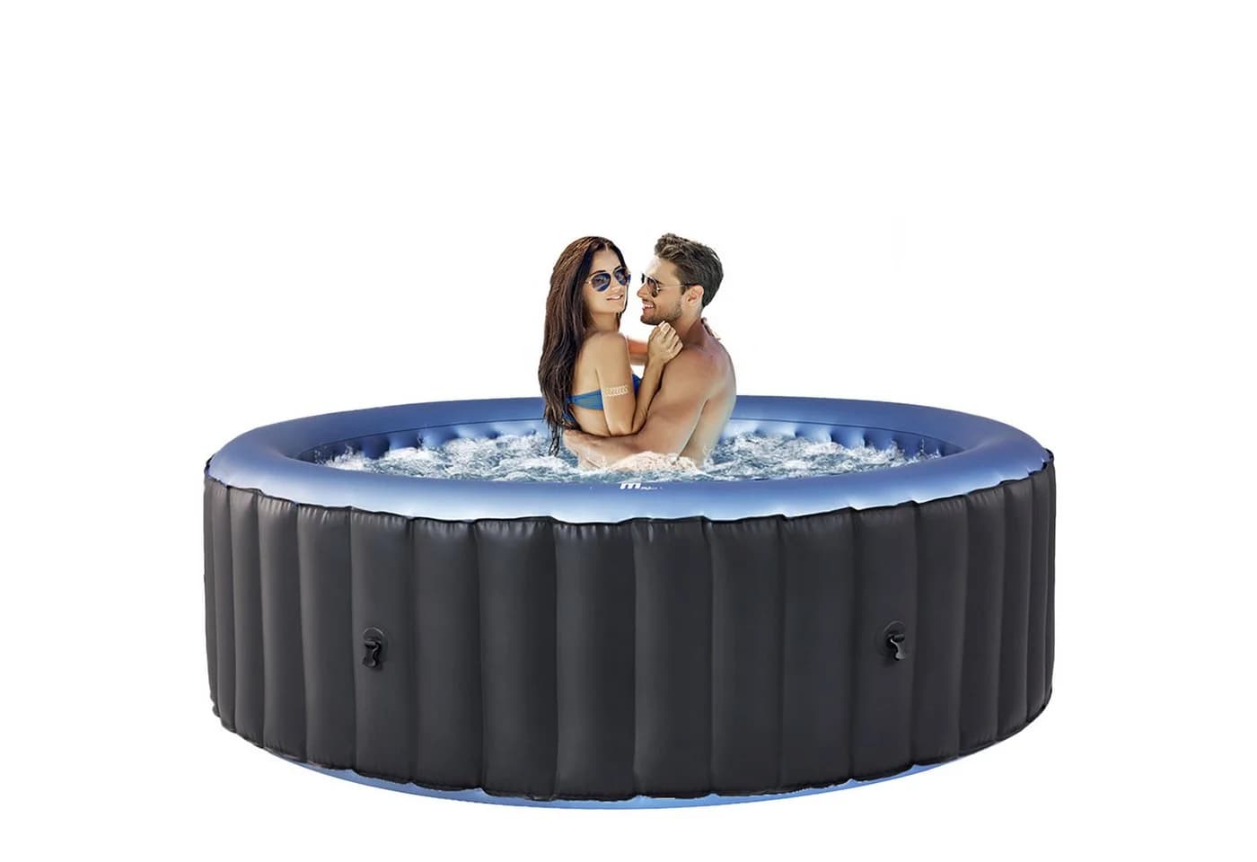 mSpa Bergen Whirlpool Outdoor aufblasbar 4 Personen PVC - Bild 2