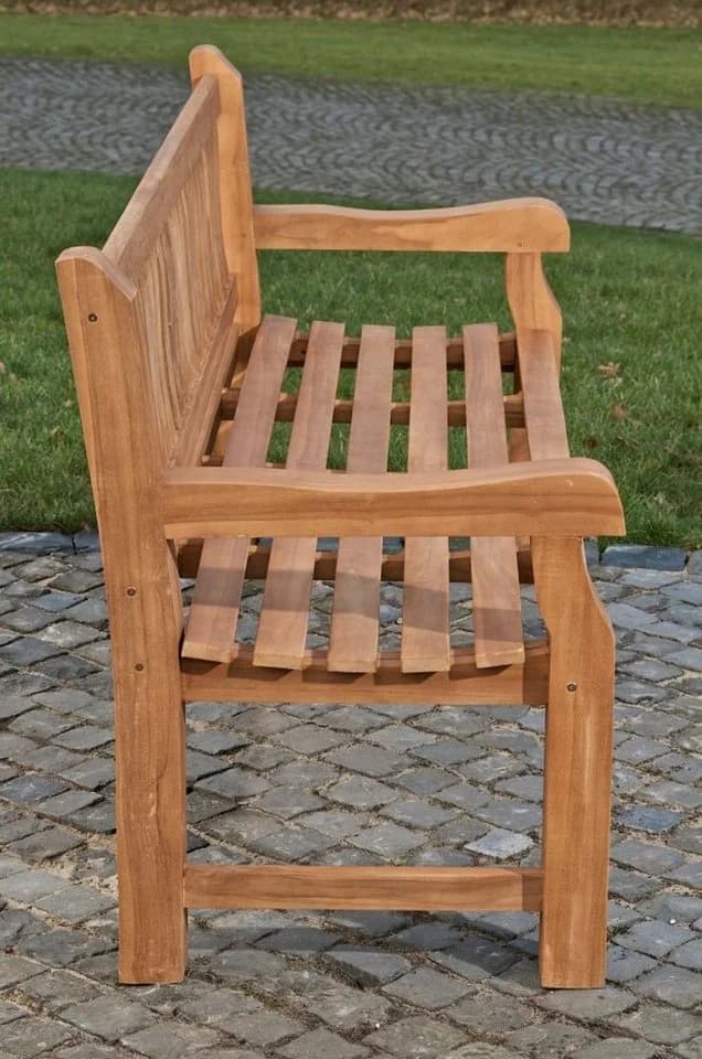 TPFGarden Gartenbank Jacky-N Teak massiv Sprossen-Design - Bild 3