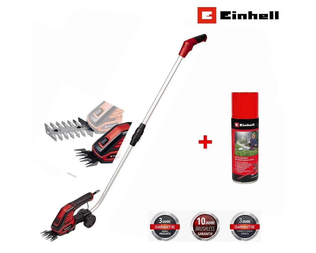 Einhell GC-CG 3,6/70 Li Akku-Gras- & Strauchscherenset 3,6V
