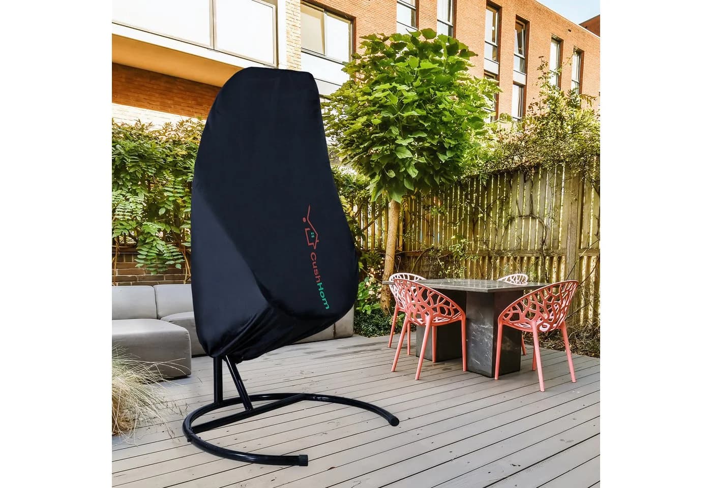 CCLIFE Schutzhülle für Hängesessel 190x145cm Winddicht Oxford-Stoff - Bild 3