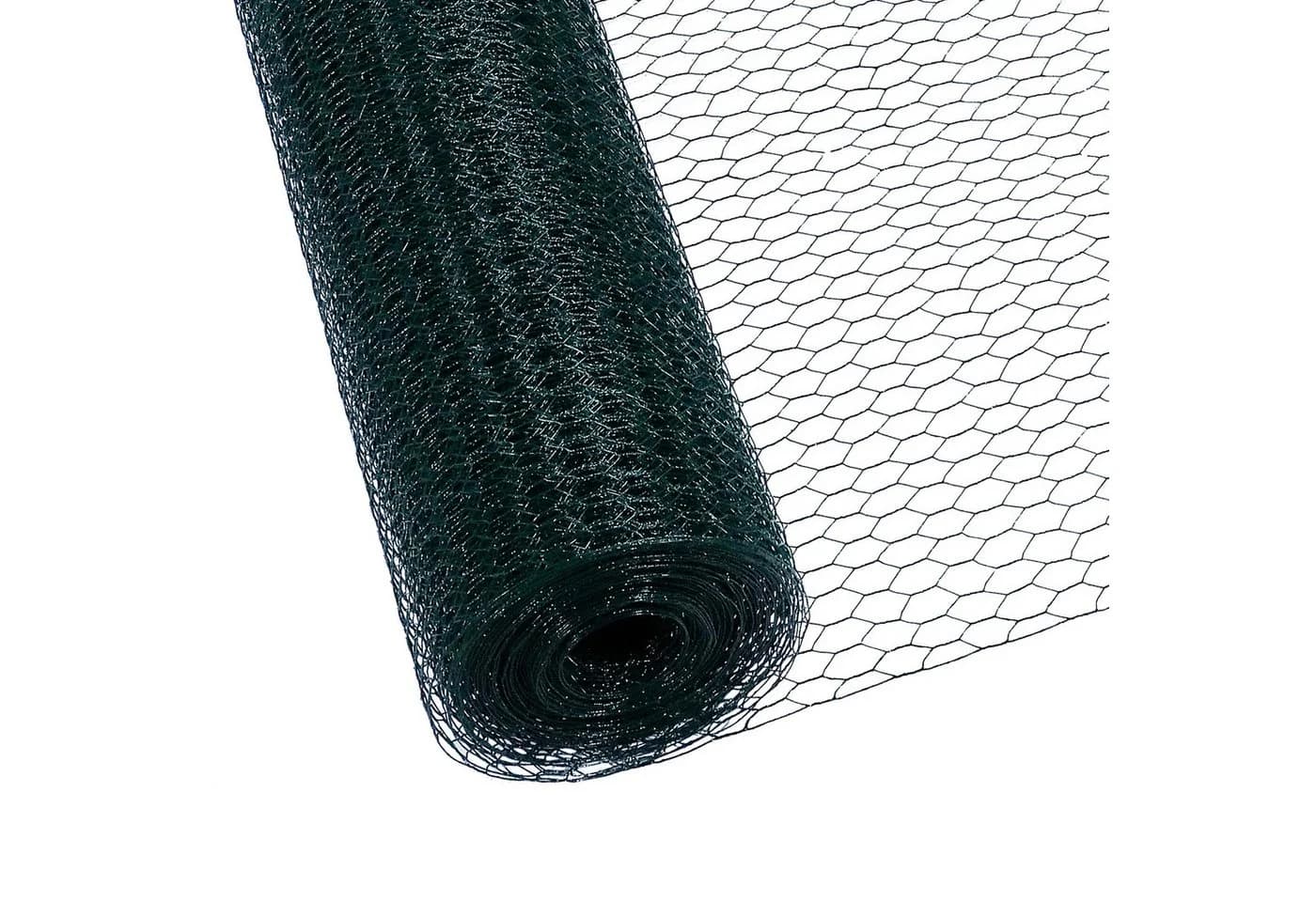 CCLIFE PVC-Geflügelnetz Sechseckgrün 1x25m - Bild 2