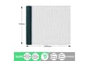 CCLIFE Maschendrahtzaun PVC Grün 1m Höhe Bild 1