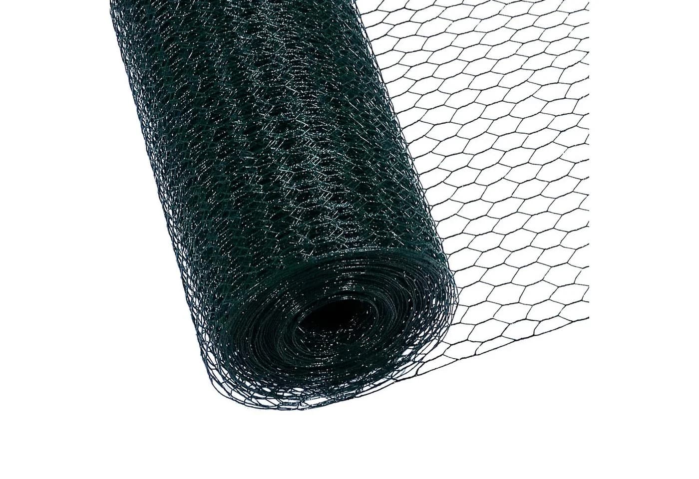 CCLIFE Maschendrahtzaun PVC Grün 1m Höhe - Bild 2