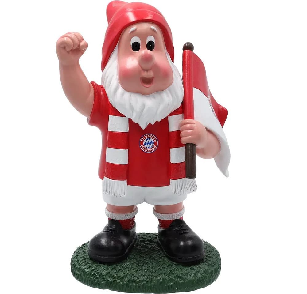 FC Bayern München Gartenzwerg Fahne Bunt - Bild 2