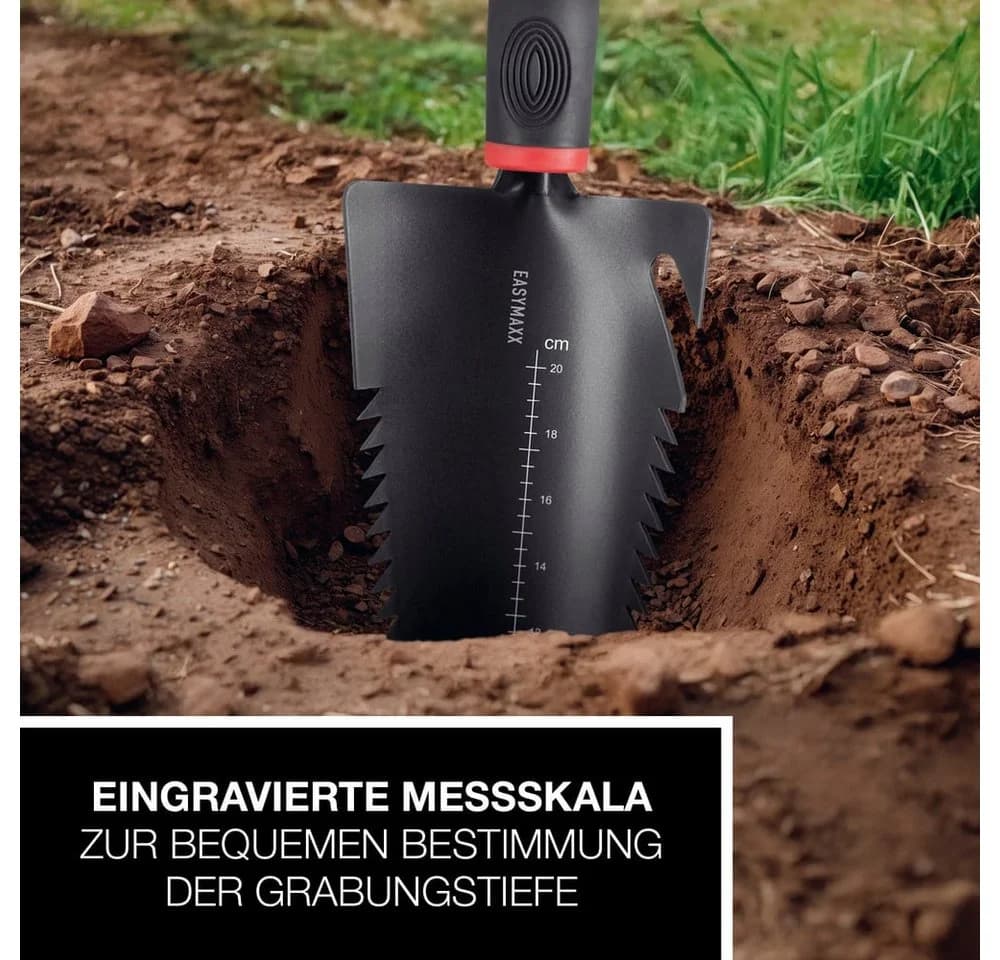 EASYmaxx Multifunktions-Wurzelschaufel 37cm mit Sägezähnen - Bild 4