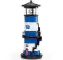 HSV Leuchtturm Treppe LED Solar Gartenfigur Bunt Bild 2