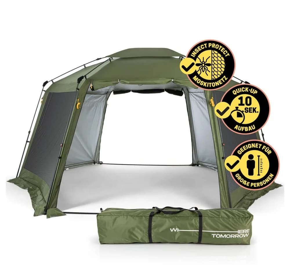 Lumaland Pop-up-Pavillon sechseckig 155x215x167cm - Bild 2
