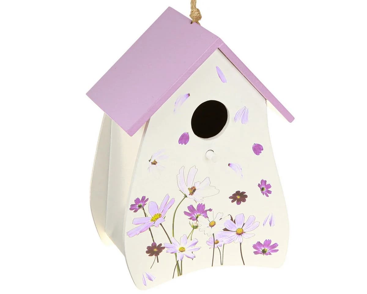 Viana Deko-Vogelhaus Blumenmotiv - Bild 2