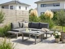 Gartenlounge-Set KONIFERA Hamburg Grau Aluminium Bild 2