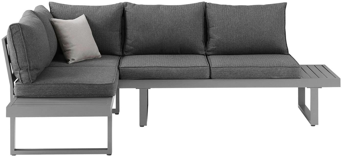 Gartenlounge-Set KONIFERA Hamburg Grau Aluminium - Bild 3