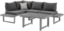 Gartenlounge-Set KONIFERA Hamburg Grau Aluminium Bild 4