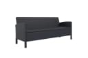 KONIFERA Gartenlounge-Set Brooklyn 12-tlg. Schwarz/Grau Polyrattan Bild 4