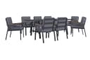 Garten-Essgruppe KONIFERA Diningset Edessa Dunkelgrau Aluminium Bild 1