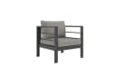 Konifera Gartenlounge-Set New Jersey Schwarz Grau Aluminium Bild 5